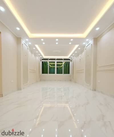 Two apartments for sale in Zone T – Fourth Gate, steps from El Geish Street and close to all services. Area 165 m²