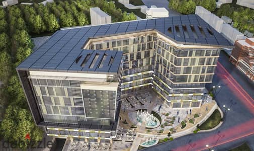 You will receive your office 35 m in 6 months, the mall is completed with constructions, meaning everything is on the ground reality, not just talk in the air, with a down payment of 10% without a delivery percentage.