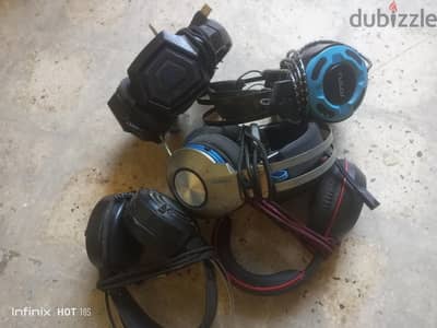 سماعات جيمينج لالعاب بحالة ممتازة  ب 85ج