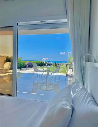 Fully finished chalet for sale in Azha Ras El Hekma, North Coast, with a premium sea view, just minutes from the finest North Coast resorts like Swan