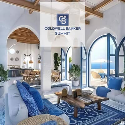 RTM Fully finished & Furnished Town house villa, direct sea view @creek island mountain view Ras Al Hekma price cash is 19 M