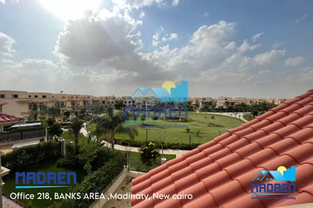 Villa for sale in Madinaty Model (F3) corner, ultra-super-lux finishes, wide garden view, immediate delivery