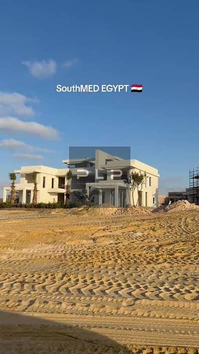 شاليه للبيع  136م بحري فيو لاجون مباشر (ريسيل) اقل من سعر الشركة ب10 مليون في ساوث ميد بالتقسيط على 12 سنه