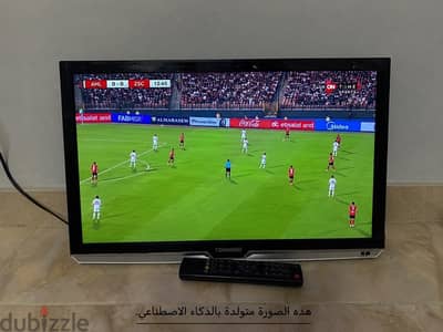 شاشة تورنيدو LED 24 بوصة HDMI بالحامل – حالة ممتازه