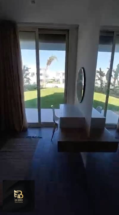 Ground Chalet Direct on Lagoon with 230m² Garden For Sale in Fouka Bay Ras El Hekma