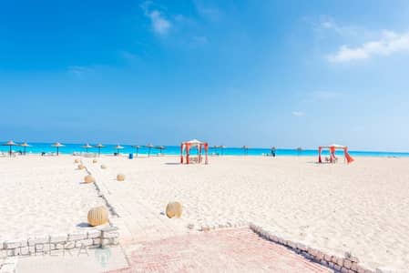 challet north coast sea and lagoon view fully finished  and furnished with Ac's and  down payment and installment