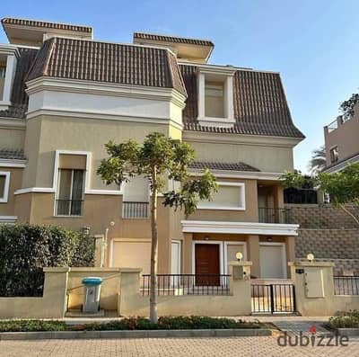 فيلا بفيو مفتوح فى سراى مصر بجانب كابيتال جاردنز بالم هيلز ومحور الأمل  Sarai Madinet Masr