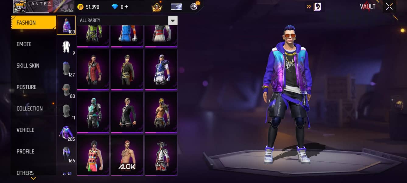 free Fire account mena 5