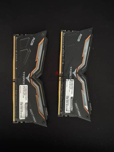 T-Force Night Hawk 16GB (2x8GB) kit 3200mhz - CL 16 - RGB