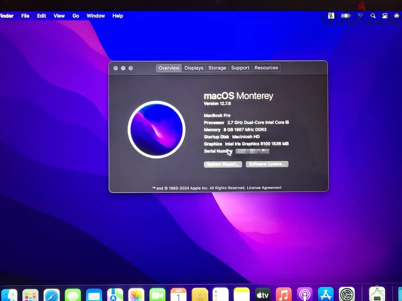 Macbook pro 2015 - 13.3 inch 6