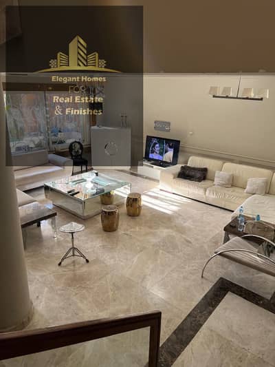 Fully Furnished Villa for Rent in Bellagio Compound, New Cairo | 6 Bedrooms | Jacuzzi | Large Roof