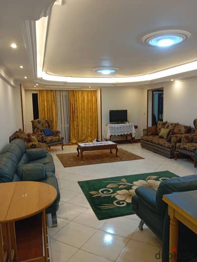 180m furnished apartment for annual rent on Al-Sharei جمال عبد الناصر street at the corner for lovers of upscale living