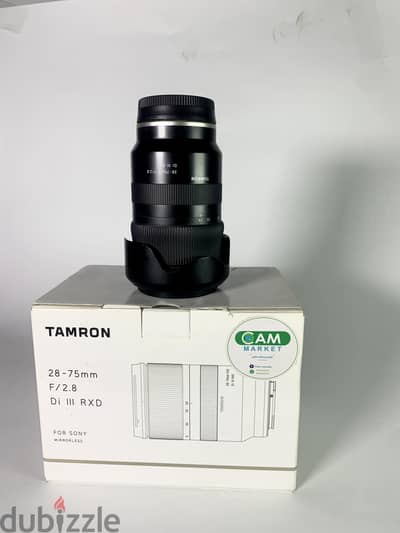 Tamron lens for sony 28 - 75 mm F2.8 Di III RXD like new