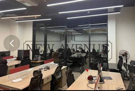 مكتب 100 متر ارضي متشطب مفروش في Cairo Business Park