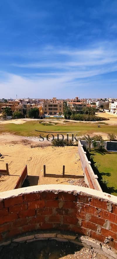 Rooftop apartment with an excellent terrace and open view in Golf City Compound, one of the most prestigious neighborhoods in Obour City.
