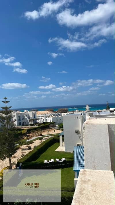 Sea View Chalet for Sale in Mountain View Ras El Hekma Old Rhodes Phase Ready to Move Fully Furnished with Private Rooftop