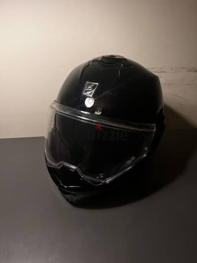 Motorcycle helmet - Scorpion EXO Tech Evo Pro Solid Metallic Black