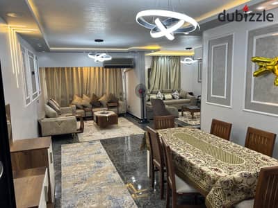 Furnished, air-conditioned hotel-style apartment next to City Stars, available for daily and monthly rent for families. Excellent location in Nasr Cit