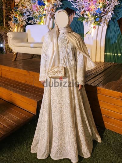 فستان اتلبس ساعتين وجديد