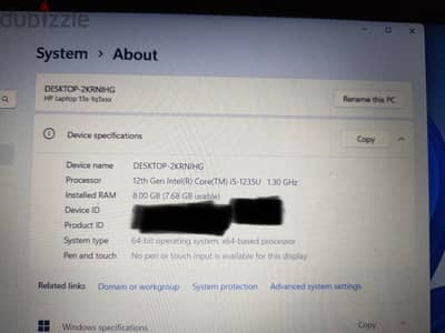 HP Laptop 15s-fq5xxx