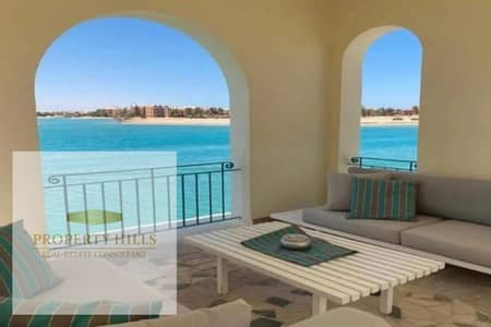اخر ستوديو بجاردن sea view استلام  متشطبه بالفرش و الاجهزهبتسهيلات في الدفع في مارينا ٥ ارقي واعلي كوميونتي قريه  فيها كلالخدمات