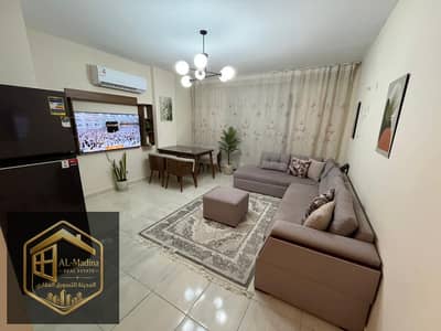 Furnished studio in Al Rehab, first occupancy, opposite services