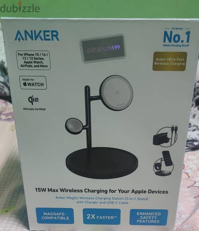Anker MagGo Wireless Charging Station (3-in-1 Stand)