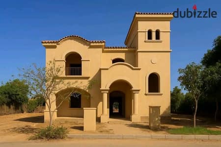 Villa model G for sale in Madinaty without finishing and wide garden