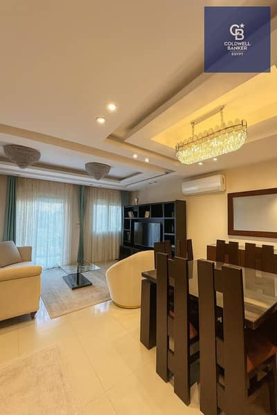 Apartment with garden for sale in Jade, New Cairo, 190 sq m, ultra-super-lux finishing, 3 rooms, near the American University