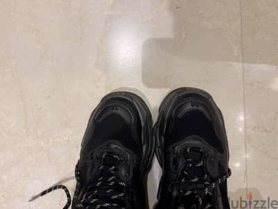 Authentic Balenciaga Triple S All Black |