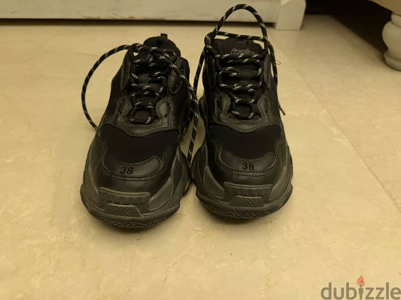 Authentic Balenciaga Triple S All Black | 3