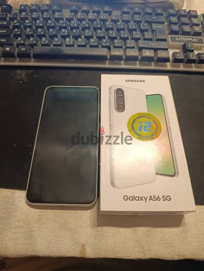 samsung A56 5G 8/256 للبيع حالة نضيفة جدا استخدام خفيف جدا