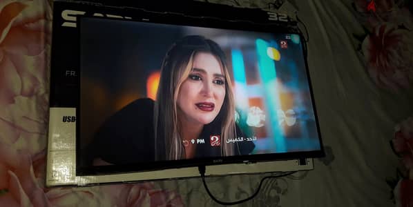 شاشه سارى 32 بوصه عاديه فرام لس