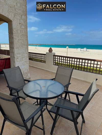 u apartment first row 70k per month rent +1st row on sea +panorama sea view +ultra lux finished prime location min to alamein tower+mazarine +marina