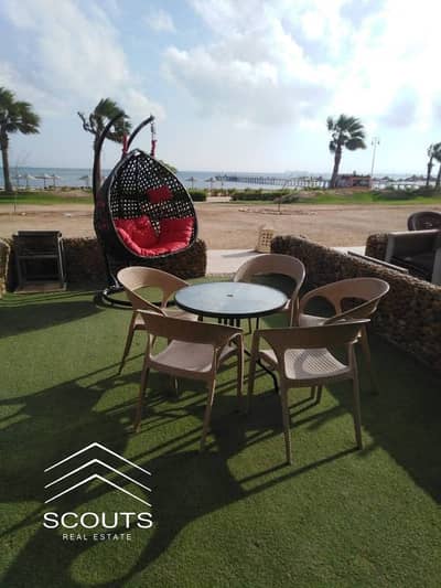 With special discount high-end chalet for sale direct view sea & pool fully finished prime location on the Zaafarana Road near telal , galala ,telal