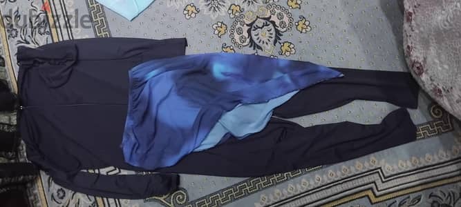 مايوه وتر بروف وان سايز من 50 ل 65  كيلو سوت اسود