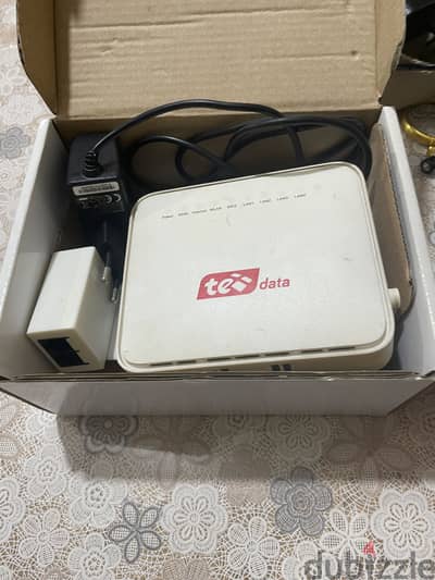 هذا راوتر TE Data  (موديل ADSL كلاسيك).