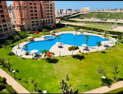 شالية للإيجار من المالك امام مارينا 5 بمارينا فالي متاح دخول مارينا مجاناً