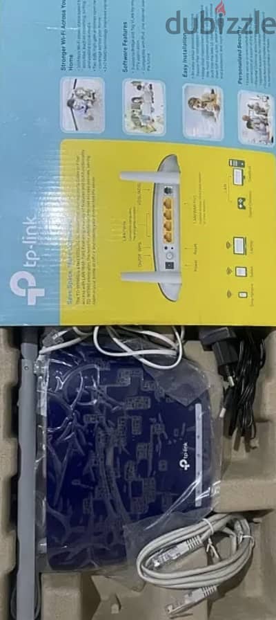 راوتر TP-Link TD-W9960 VDSL جديد زيرو متفتحش بالعلبة
