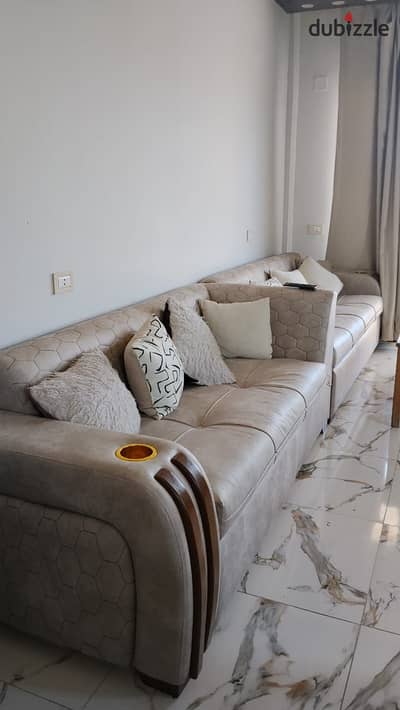 Chalet for rent 4 rooms furnished and ultra-luxurious finishing Al-Shorouk Village