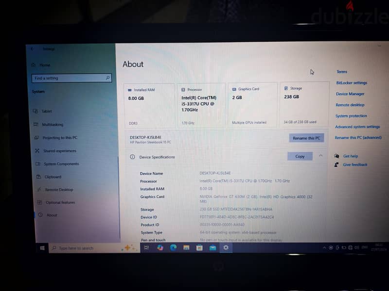 HP pavalion 15 2