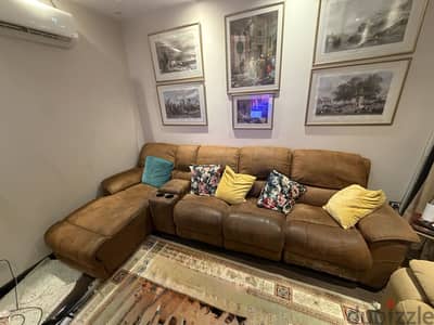 L-Shaped Recliner Sofa