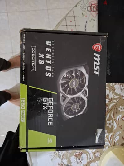 MSI Gtx 1650 super بحالة كسر زيرة