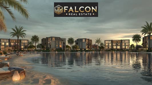 For just 445,000: A chalet in Silver Sands, directly overlooking the pool and crystal lagoon, featuring hotel-style finishing.
