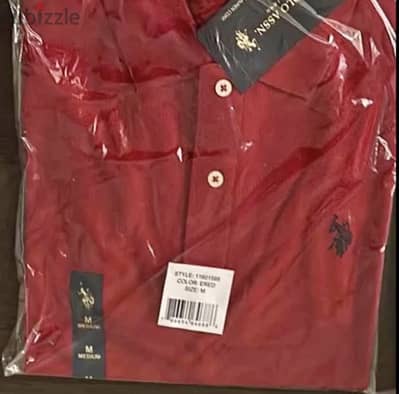 US polo shirt size M from USA