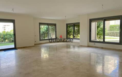Ground floor apartment 240m with a large garden 205m next to Hassan Allam and Palm Hills
