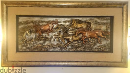 "الخيول السبعة الراكضة" (Galloping Horses)، وهي واحدة من أشهر اللوحات