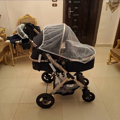 عربة أطفال جديدة، ماركة بيليكو - New baby stroller, Belleco brand