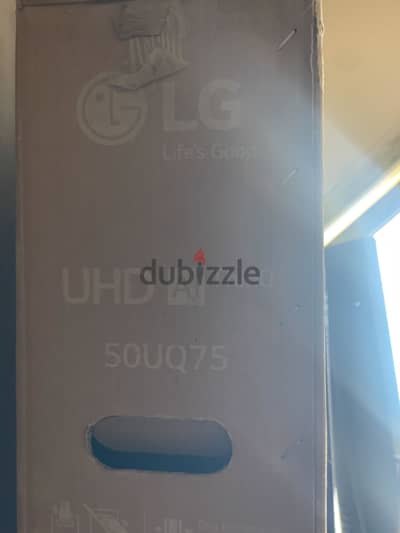 شاشة lg thinq smart ٥٠ بوصه بحالة الجديد uhd ai