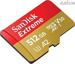 SanDisk extreme 512  GB